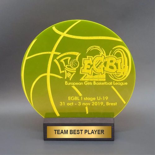 Наградной настольный кубок с гравировкой