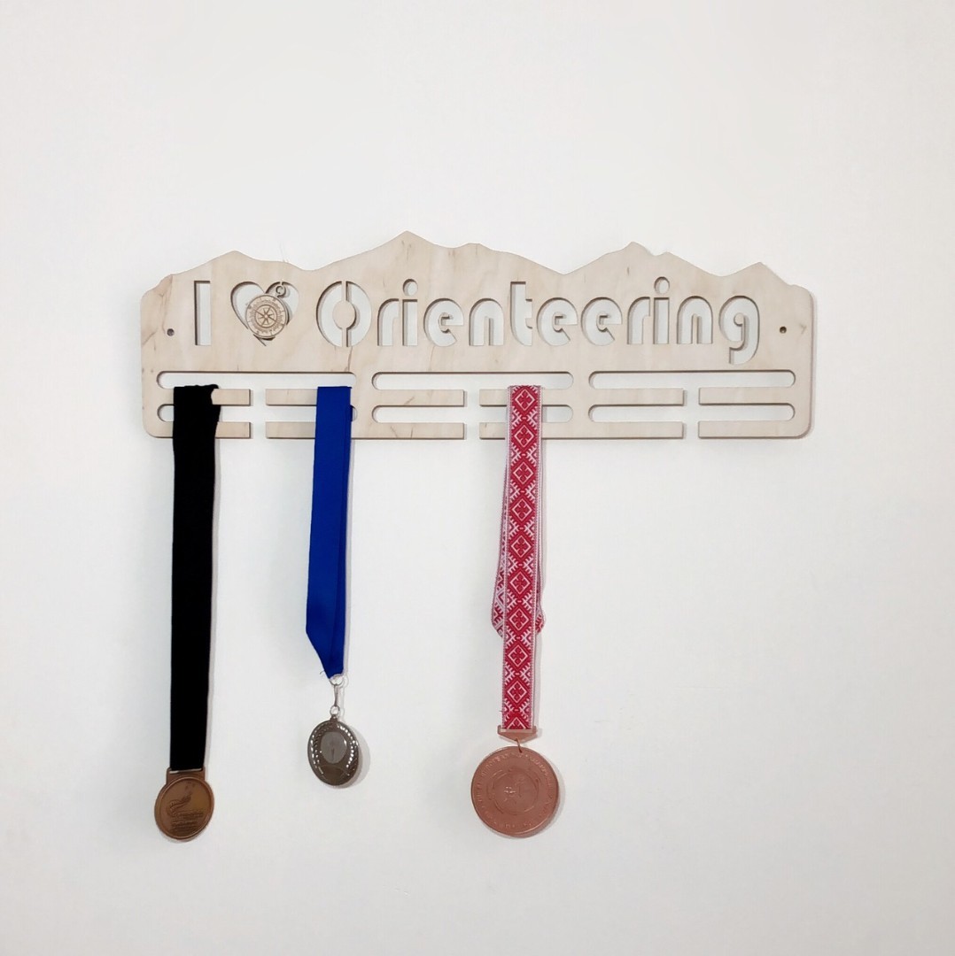 Медальница “I love Orienteering”