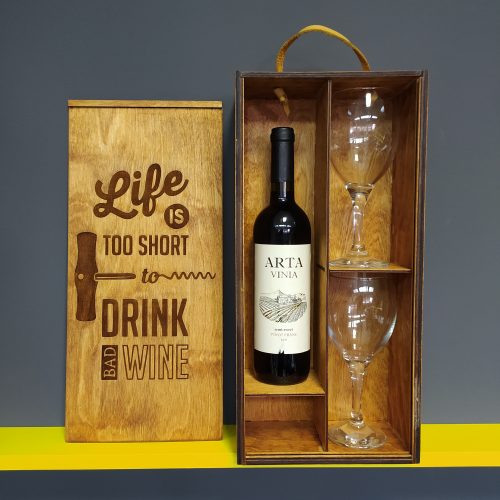 Футляр для вина из дерева