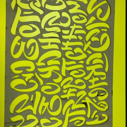 Трафарет из картона