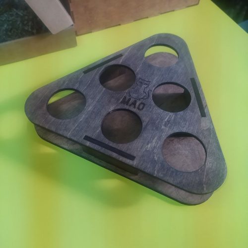 Шотница деревянная треугольная