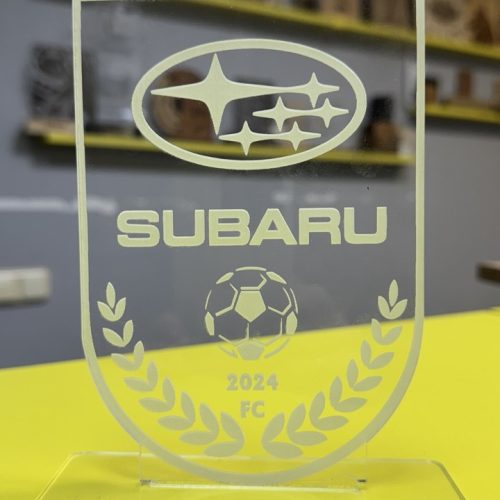 Стела из оргстекла наградная