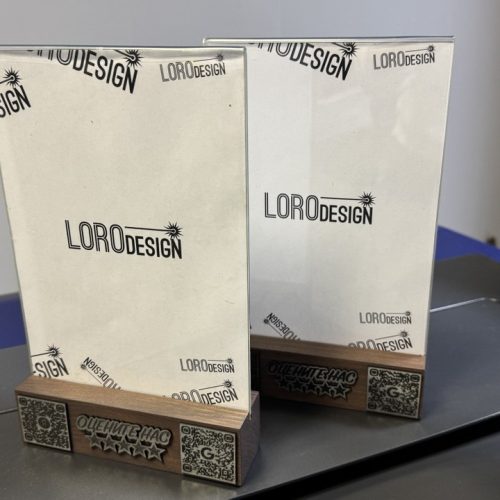 Менюхолдеры, тейблтенты и таблички на столы на заказ в Бресте