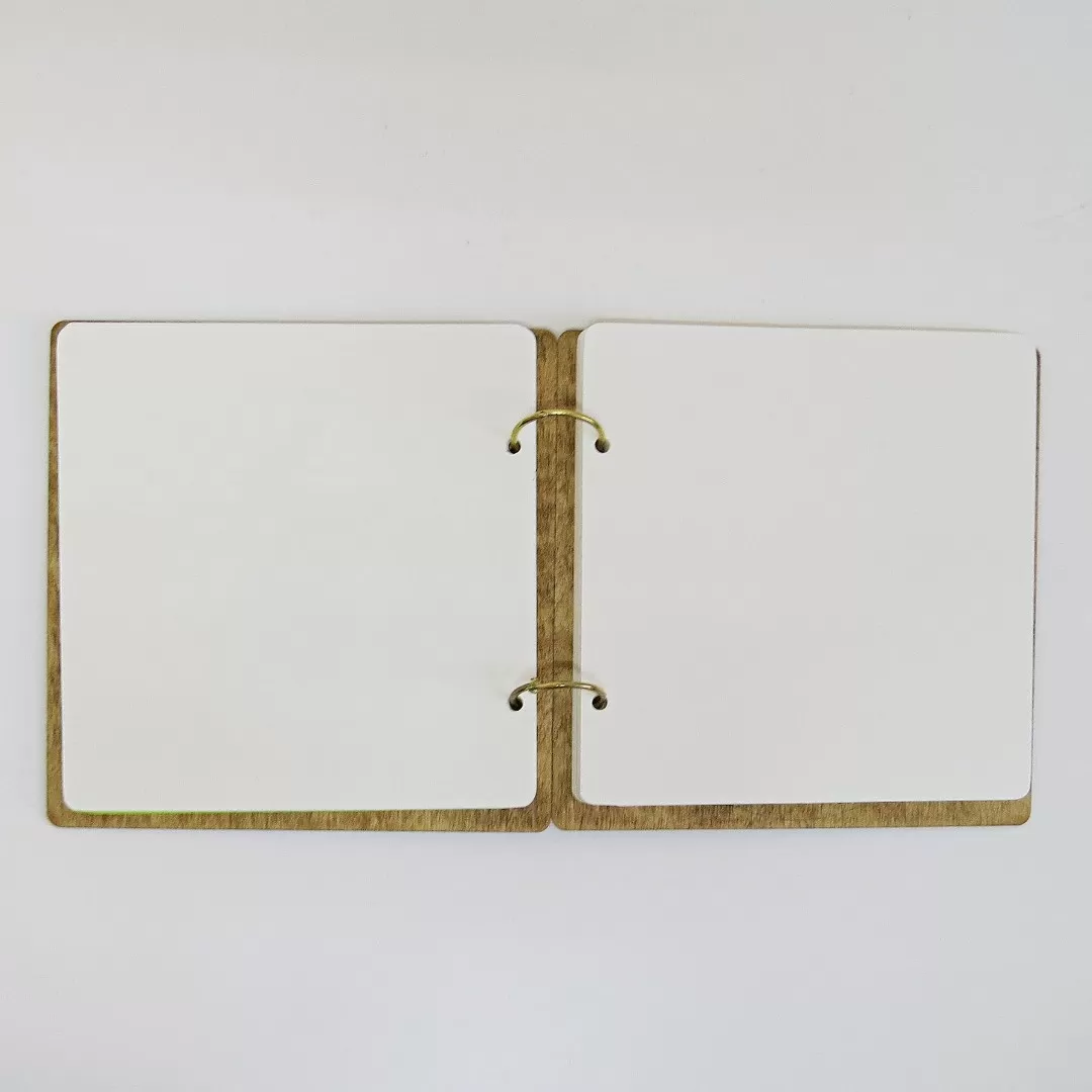 Свадебная книга для пожеланий на кольцах