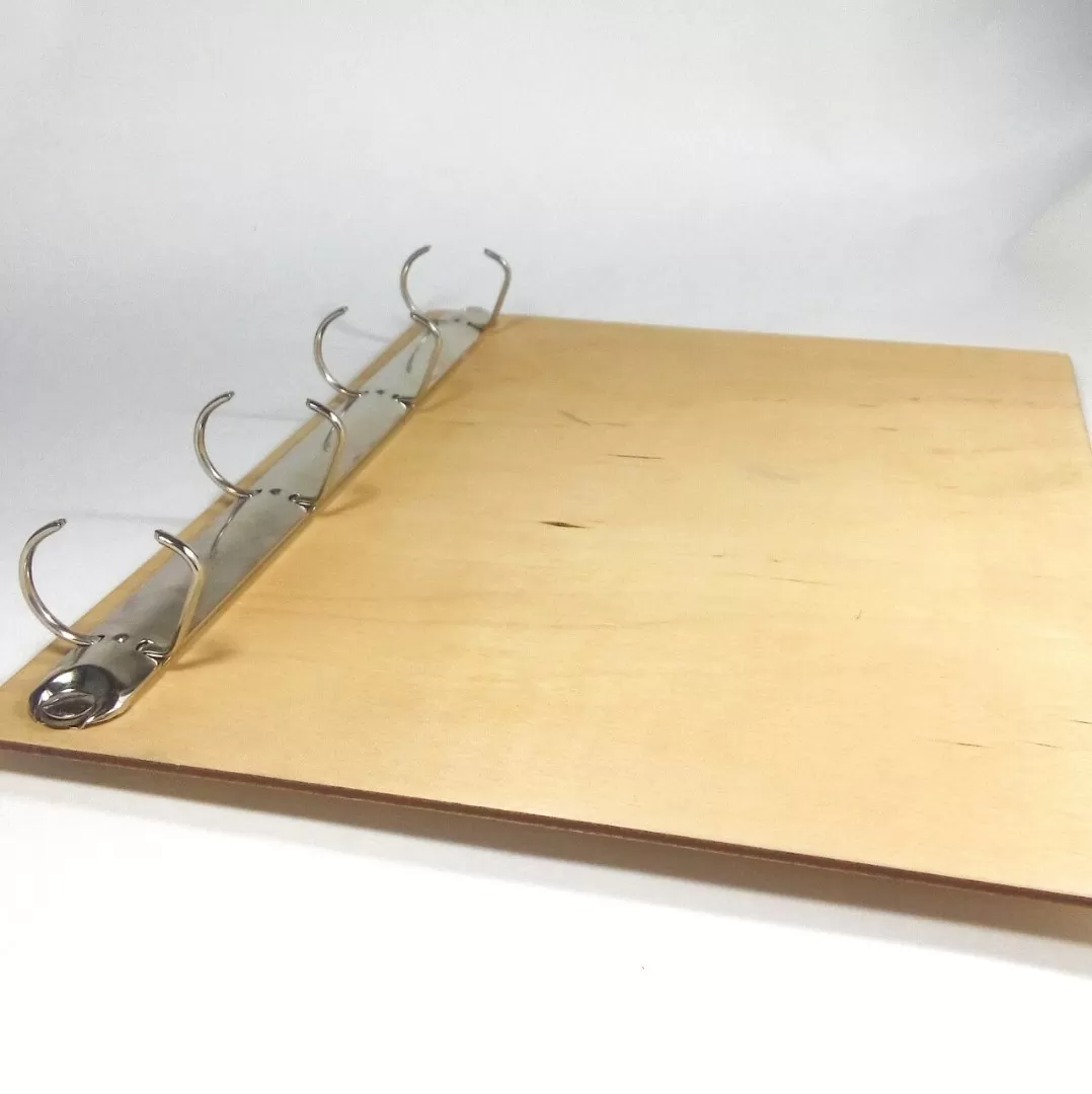 Меню из дерева на кольцах, А4