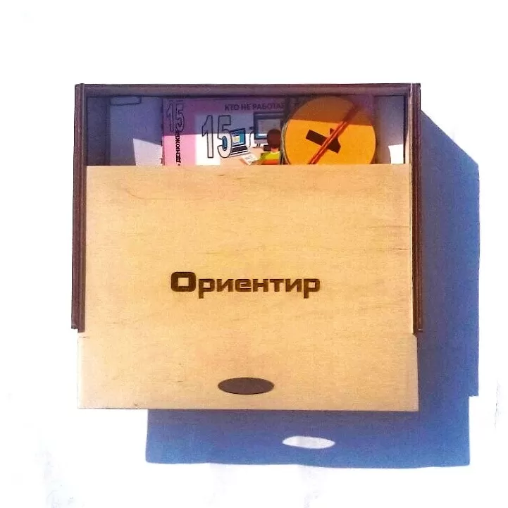 Коробка из фанеры с выдвижной крышкой