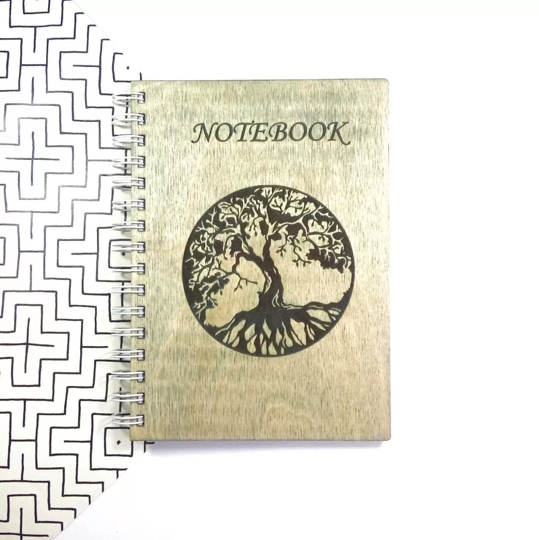 Блокнот с гравировкой “Notebook”, А5