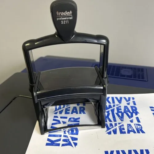 Штамп с логотипом. Резиновое клише+оснастка